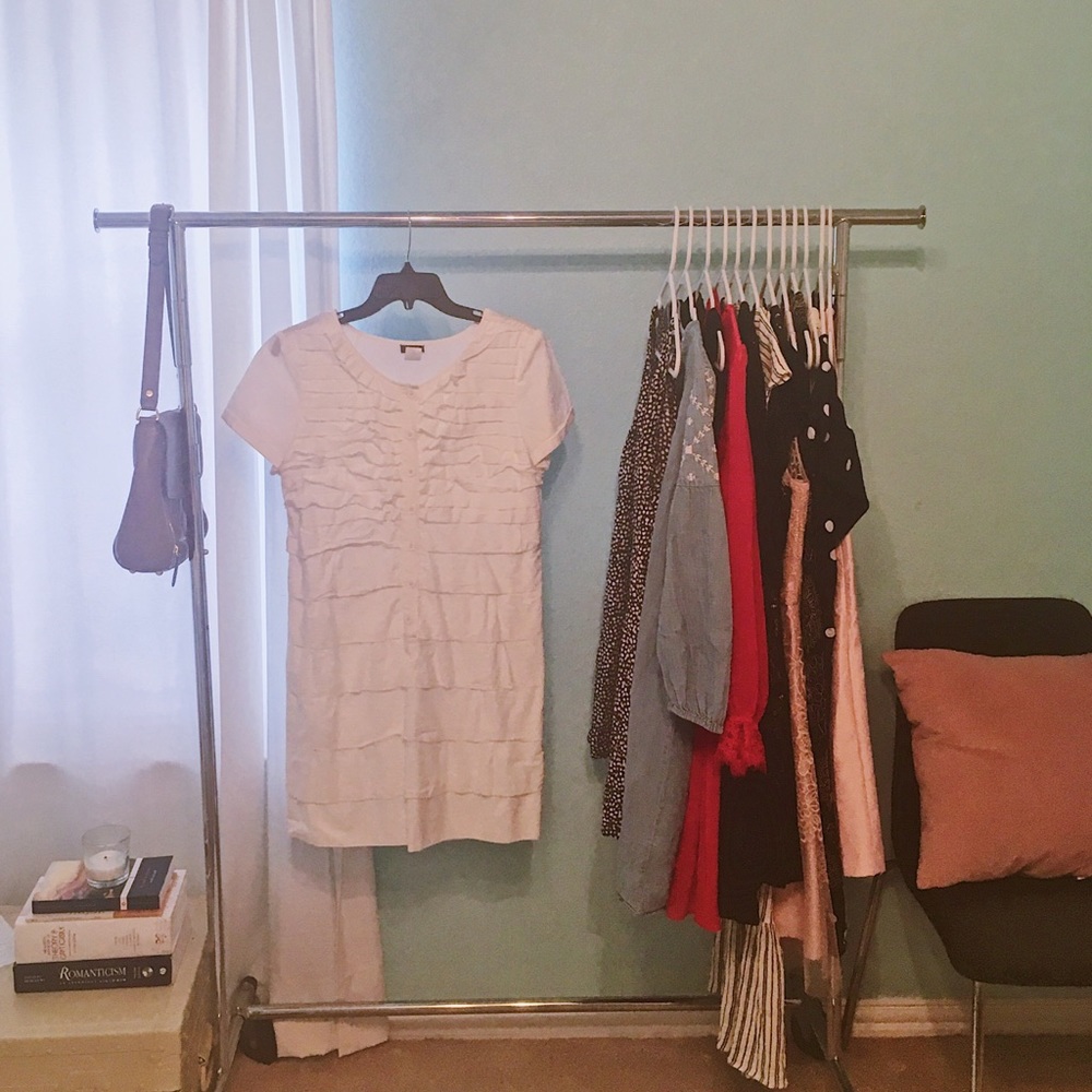 J. Crew White Shirt Dress 8